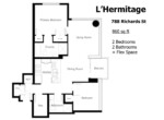 Floorplan - L'Hermitage